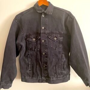 Cotton On Black Original Denim Jacket Womens US4